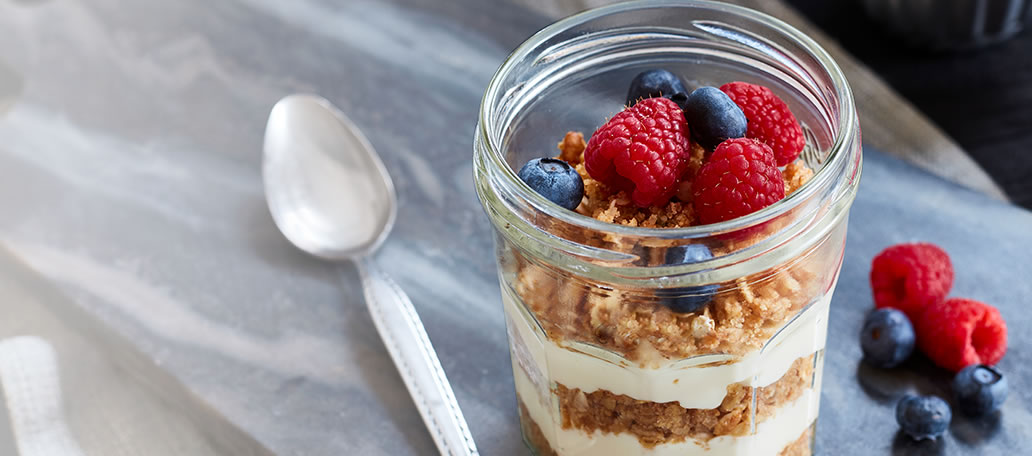 Gâteau au fromage en pot Mason